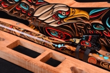 Ironwood (desert) Native American Flute, Minor, Mid A-4, #F44K (18)